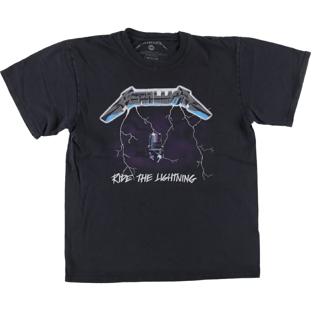 古着 METALLICA メタリカ RIDE THE LIGHTNING バンドTシャツ バンT メンズM相当 /eaa553195 【中古】 【250602】 【SS2603_30】