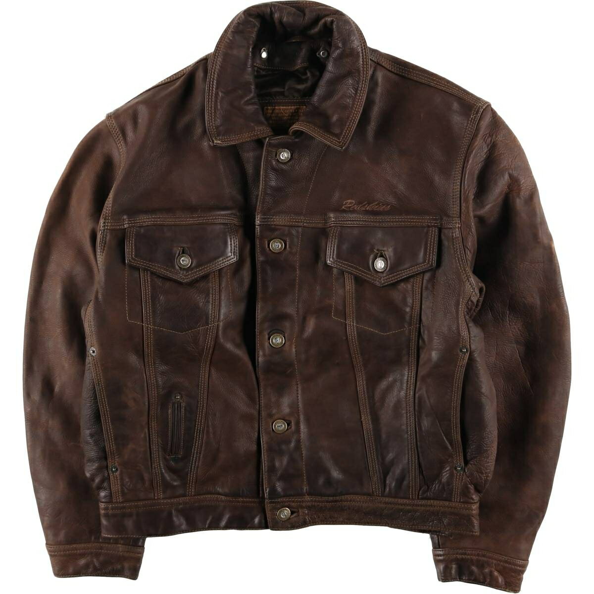 楽天市場】トラッカージャケット（カラーブラウン）（メンズ