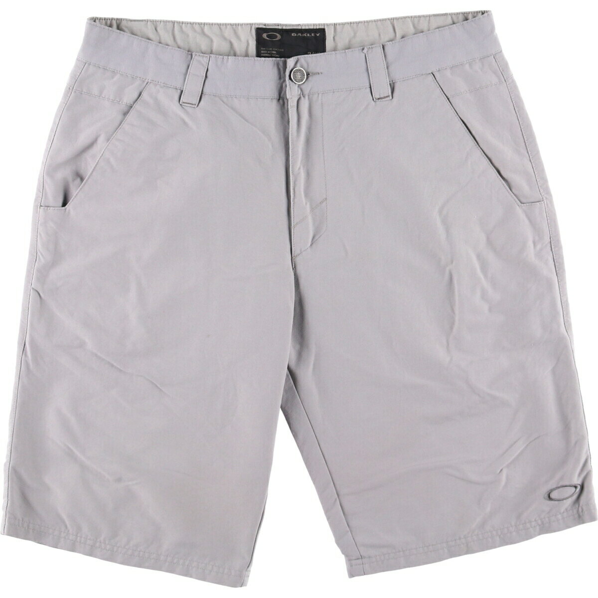 古着 オークリー OAKLEY ソフトシェル ショーツ ハーフパンツ メンズw34相当 /eaa553551 【中古】 【250530】 【SS2603_30】 グレー系 春夏秋