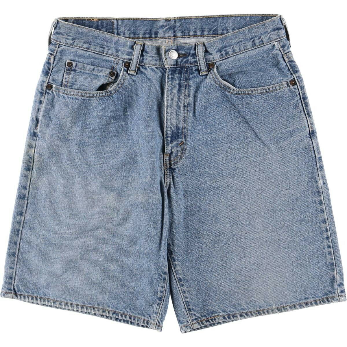 古着 リーバイス Levi's 550 デニムショーツ ショートパンツ メンズw33相当 /eaa553661 【中古】 【250609】 【SS2603_30】 ブルー系 春夏秋