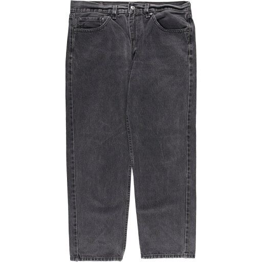 古着 リーバイス Levi's 505 ブラックデニム テーパードデニムパンツ メンズw35相当 /eaa553686 【中古】 【250607】
