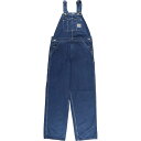 古着 00'S カーハート Carhartt デニムオーバーオール メンズw34相当 /eaa553714 【中古】 【250530】