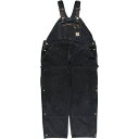 古着 ビッグサイズ カーハート Carhartt ダブルニー ダック オーバーオール メンズw41相当 /eaa553768 【中古】 【250531】