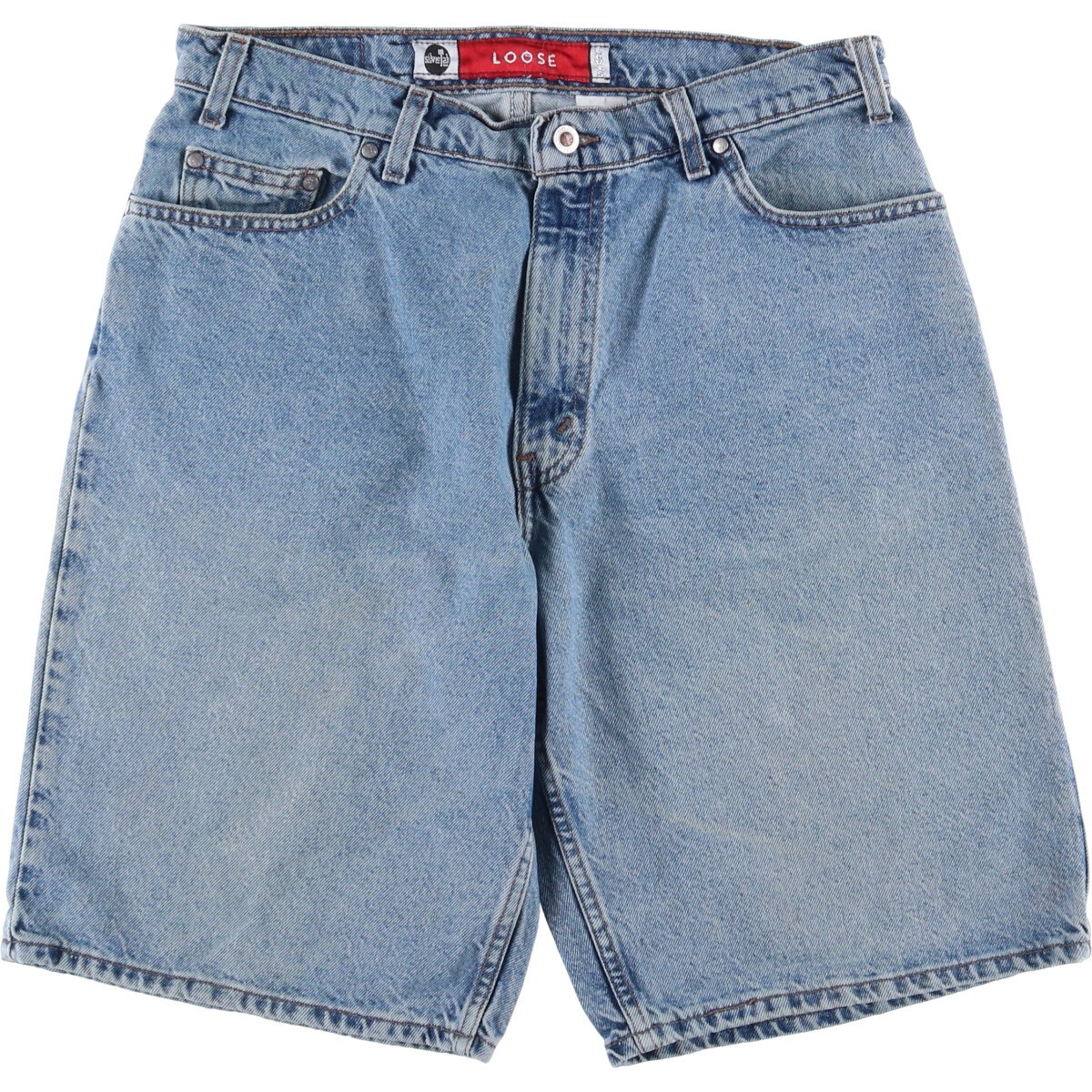 古着 リーバイス Levi's SILVER TAB シルバータブ LOOSE ルーズ デニムショーツ ハーフパンツ USA製 メンズw34相当 /eaa553783 【中古】 【250602】