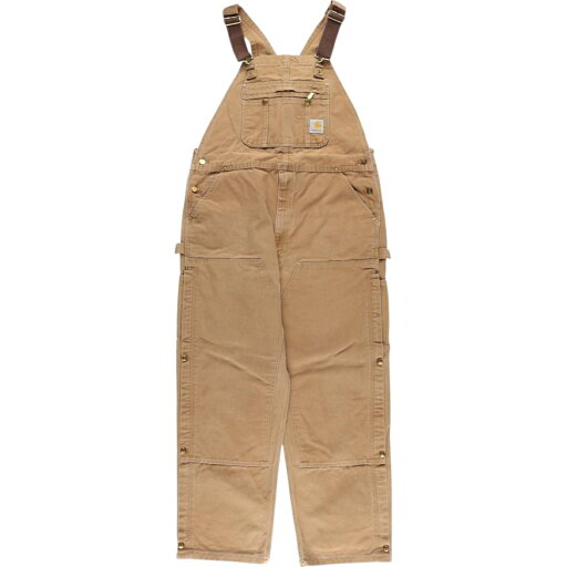 古着 カーハート Carhartt ダブルニー ダック オーバーオール メンズw38相当 /eaa553790 【中古】 【250531】 古着 カーハート Carhartt ダブルニー ダック オーバーオール メンズw38相当 /eaa553790 【中古】 【250531】