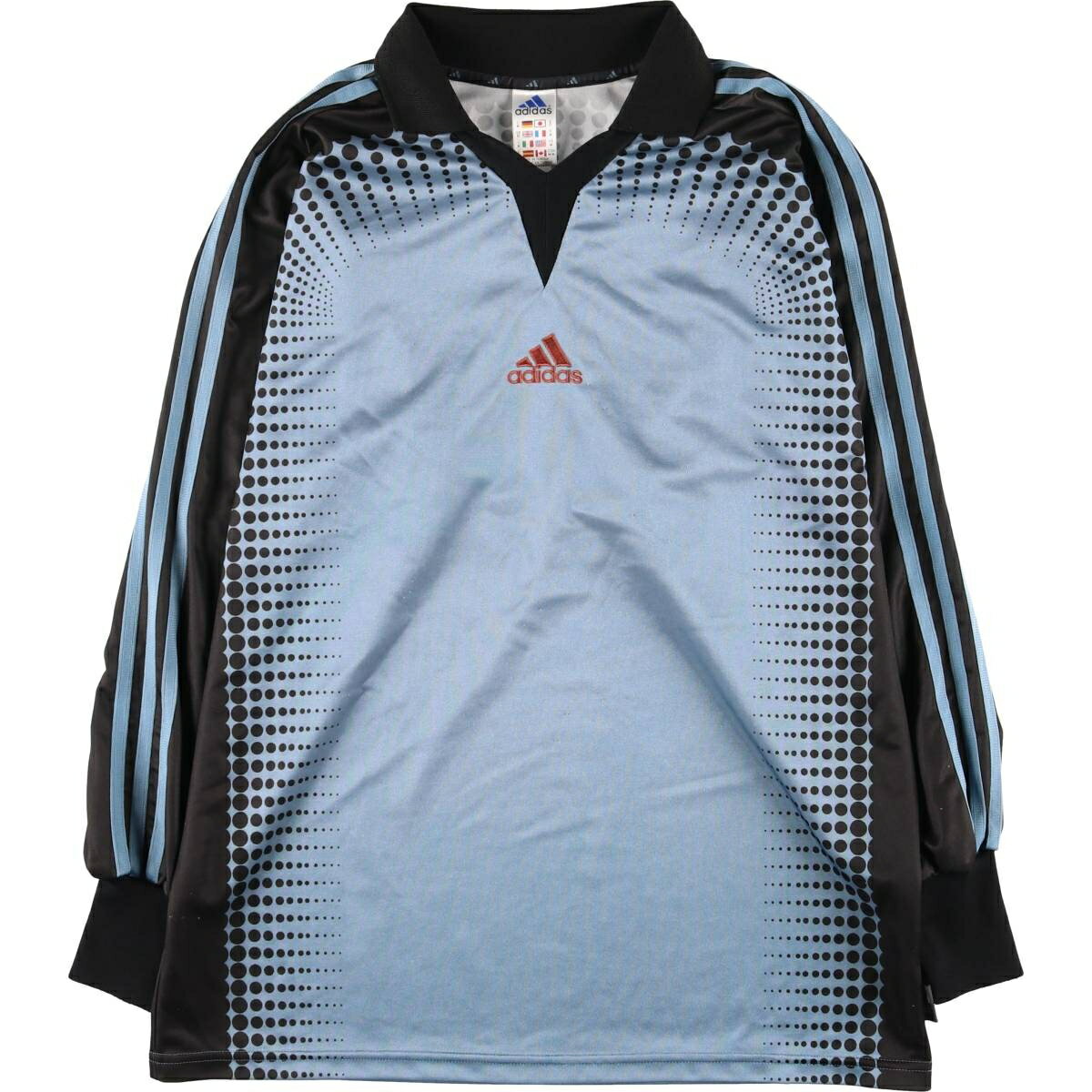 古着 アディダス adidas 襟付き サッカーユニフォーム ゲームシャツ メンズM相当 /eaa554018 【中古】 【250603】