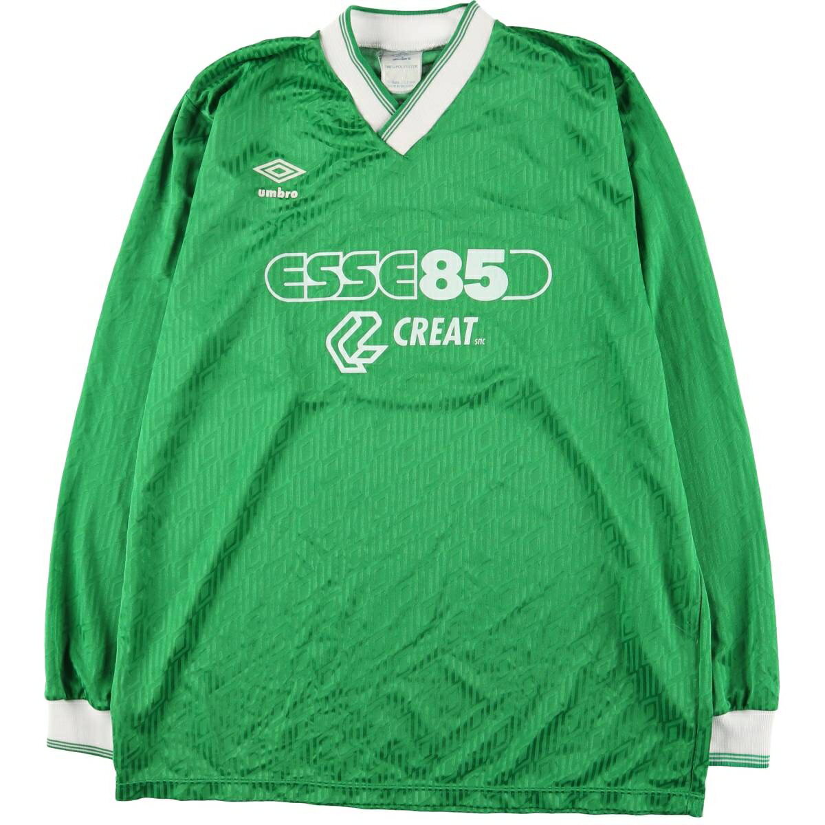 古着 90'S アンブロ UMBRO Vネック サッカーユニフォーム ゲームシャツ メンズXL相当 ヴィンテージ /eaa554020 【中古】 【250603】