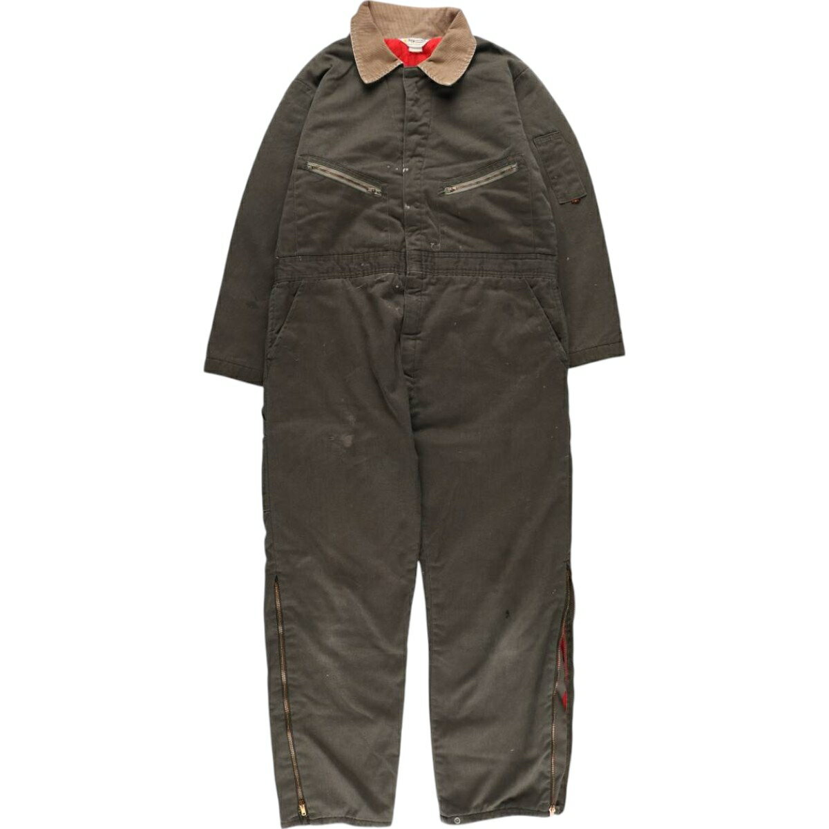 古着 70'S キー Key IMPERIAL 中綿入り 長袖 オールインワン つなぎ USA製 メンズL相当 ヴィンテージ /eaa554104 【中古】 【250606】