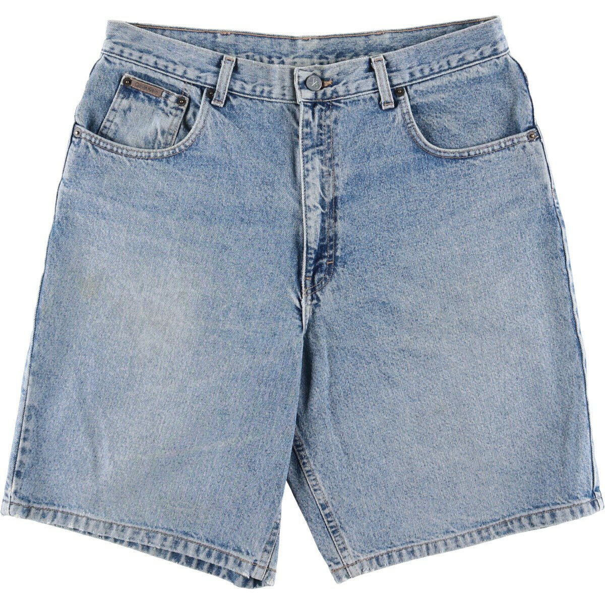 古着 90~00'S カルバンクライン Calvin klein JEANS デニムショーツ ハーフパンツ USA製 メンズw35相当 /eaa554138 【中古】 【250601..