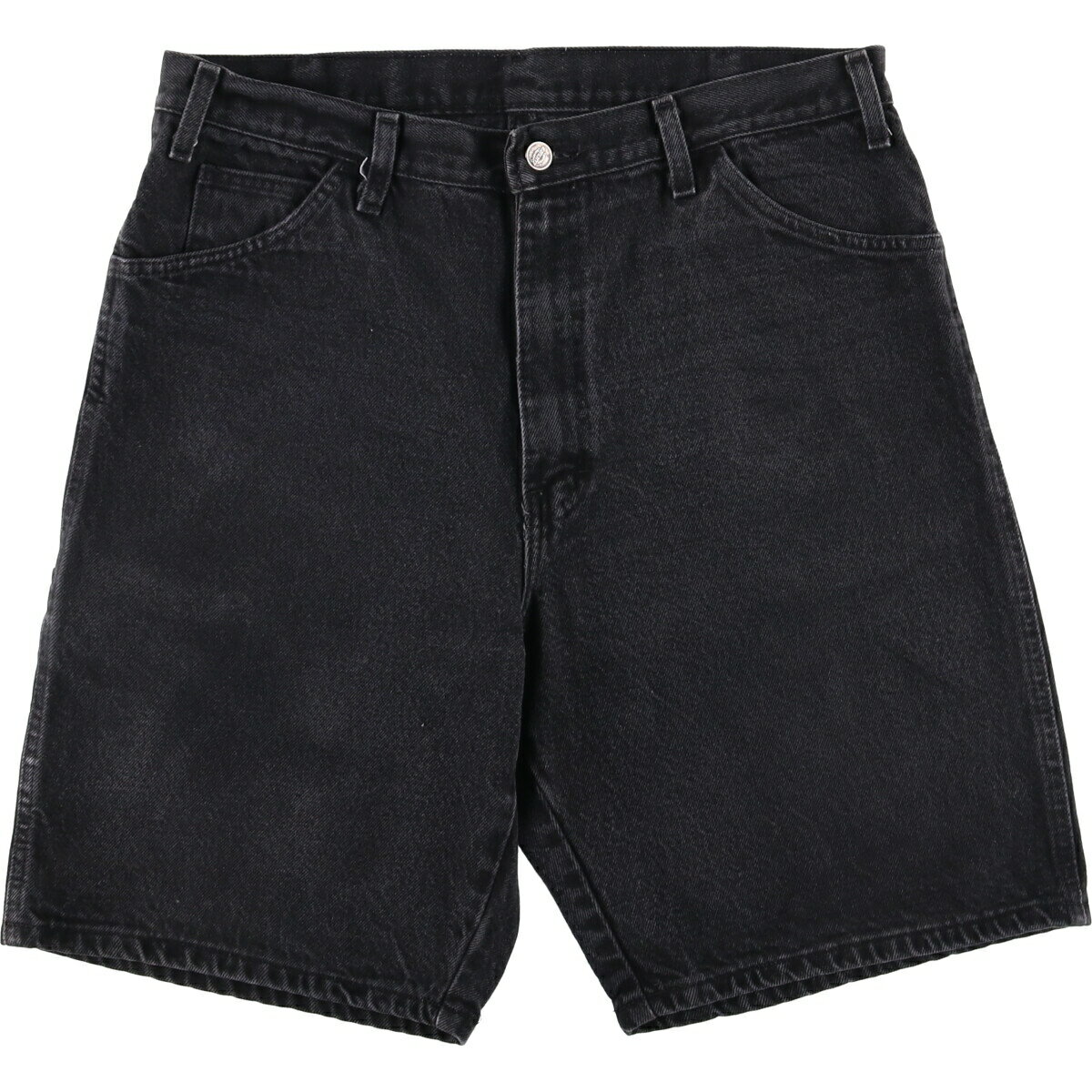 古着 ディッキーズ Dickies ブラックデニムショーツ ショートパンツ メンズw35相当 /eaa554161 【中古】 【250601】