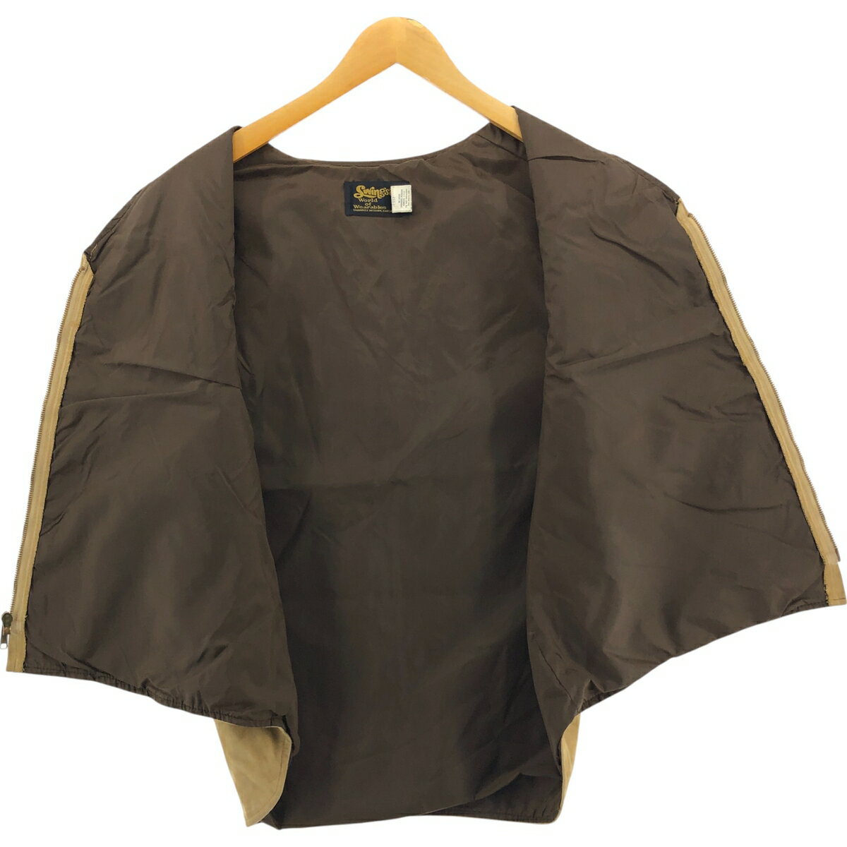 古着 80'S スウィングスター SWINGSTER コットンベスト メンズL相当 ヴィンテージ /eaa554283 【中古】 【250606】 【SS2603_30】