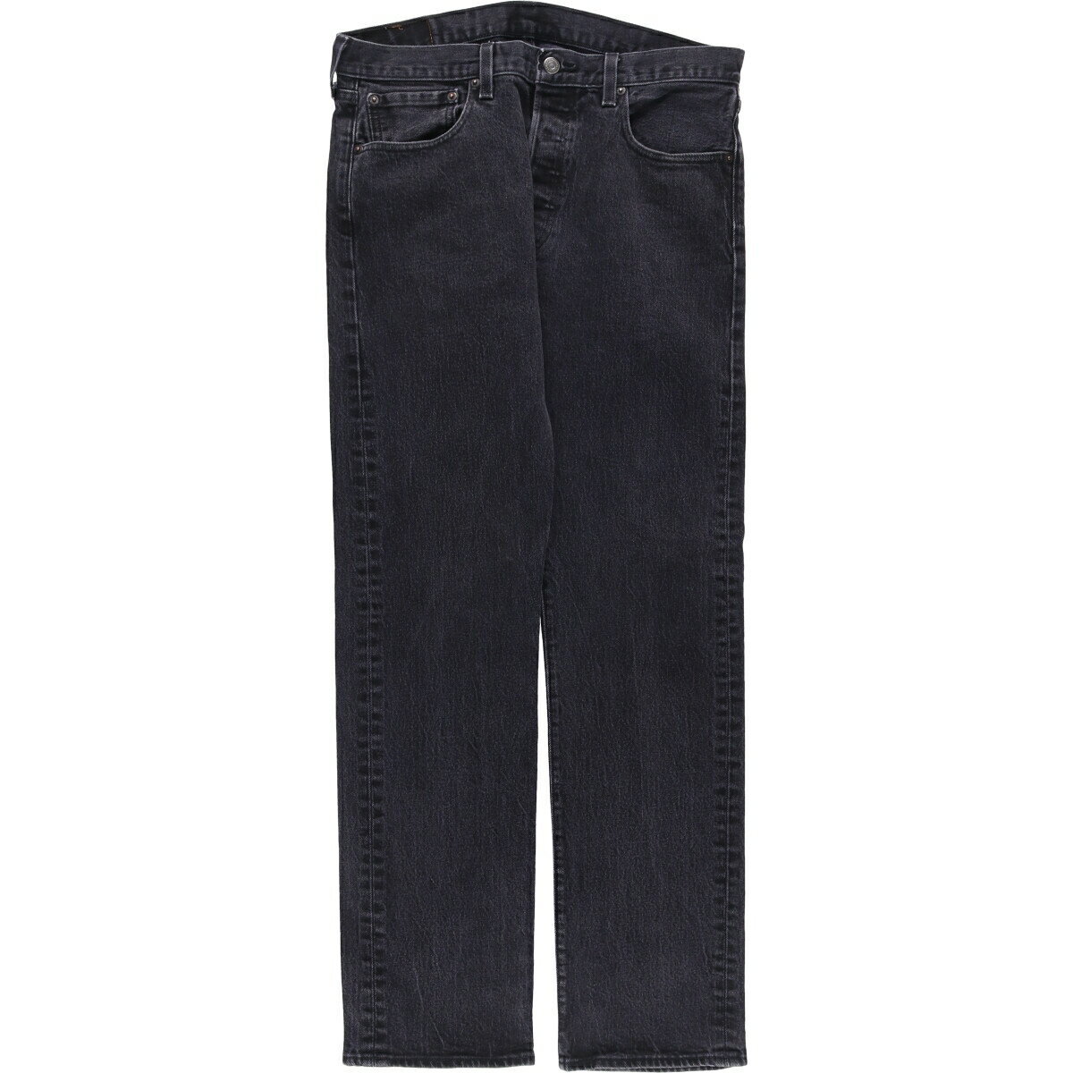 古着 リーバイス Levi's 501 ブラックデニム ストレートデニムパンツ メンズw34相当 /eaa554412 【中古】 【250601】 【SS2603_30】