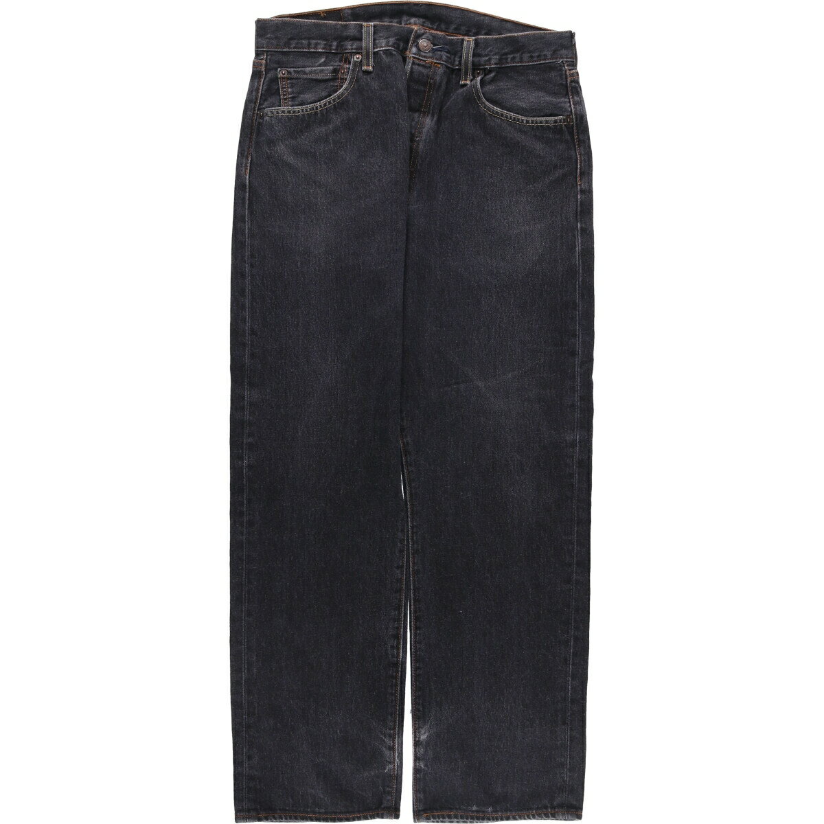 古着 リーバイス Levi's 501 ブラックデニム ストレートデニムパンツ メンズw34相当 /eaa554418 【中古】 【250601】 【SS2603_30】 ブラック系 春夏秋冬