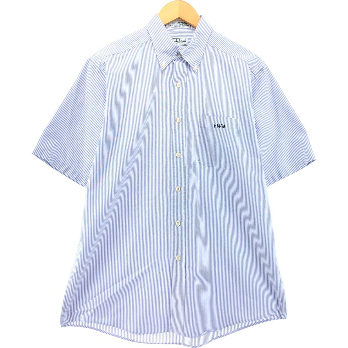 古着 90~00'S エルエルビーン L.L.Bean 半袖 ボタンダウン ストライプシャツ メンズM相当 /eaa554567 【中古】 【250606】 【SS2603_30】