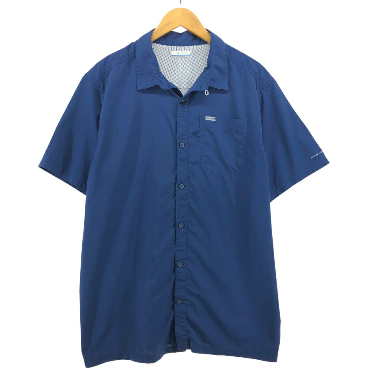 Rakuten - 古着 コロンビア Columbia PFG OMNI-SHADE オムニシェイド オープンカラー 半袖 フィッシングシャツ メンズXL相当 /eaa554598 【中古】 【250615】 【SS2606_30