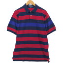 古着 ラルフローレン Ralph Lauren POLO by Ralph Lauren 半袖 ボーダー ポロシャツ メンズL相当 /eaa554622 【中古】 【250531】(4)