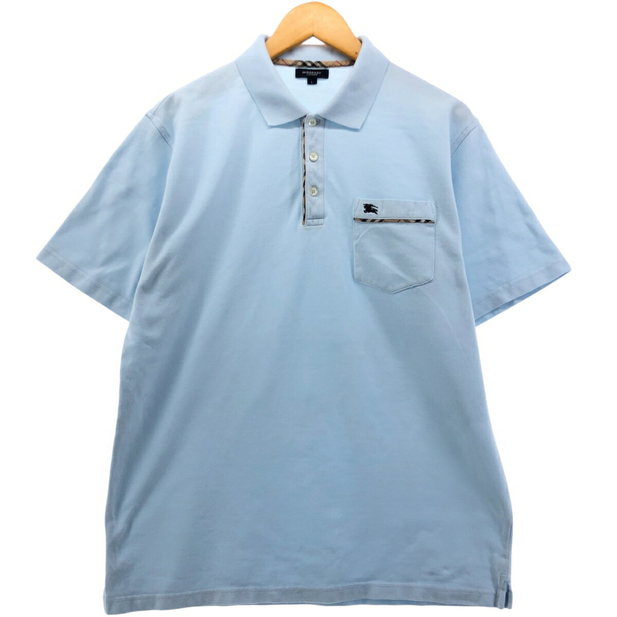 BURBERRY バーバリー ポロシャツ 青 LL 4119225A0016 楽天市場】バーバリー ポロシャツ(カラーブルー)(メンズ
