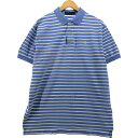古着 ラルフローレン Ralph Lauren POLO RALPH LAUREN 半袖 ボーダー ポロシャツ メンズL相当 /eaa554662 【中古】 【250603】(4)