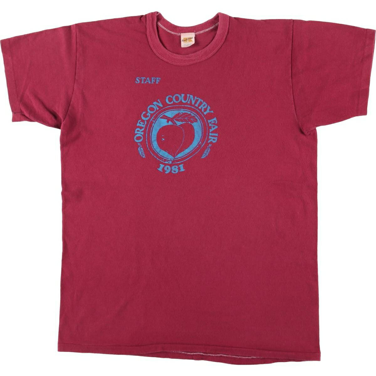 古着 80'S ラッセル Russell OREGON COUNTRY FAIR オレゴンカントリーフェア プリントTシャツ メンズXL相当 ヴィンテージ /eaa554804 【中古】 【250604】