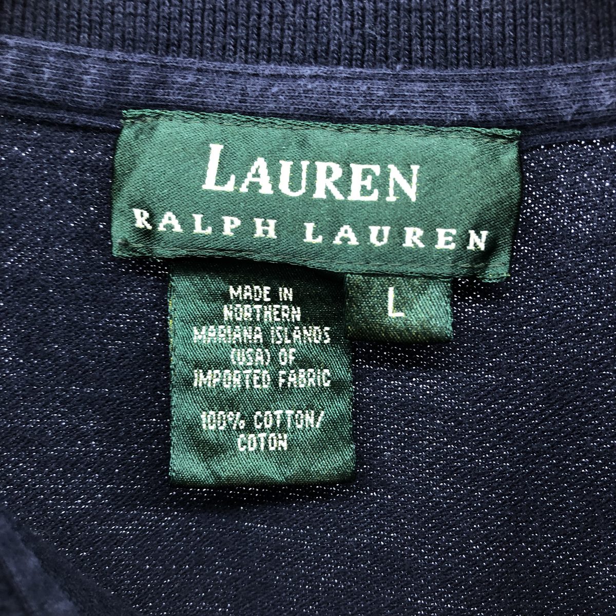 古着 ラルフローレン Ralph Lauren LAUREN ローレン 半袖 ポロシャツ レディースL...