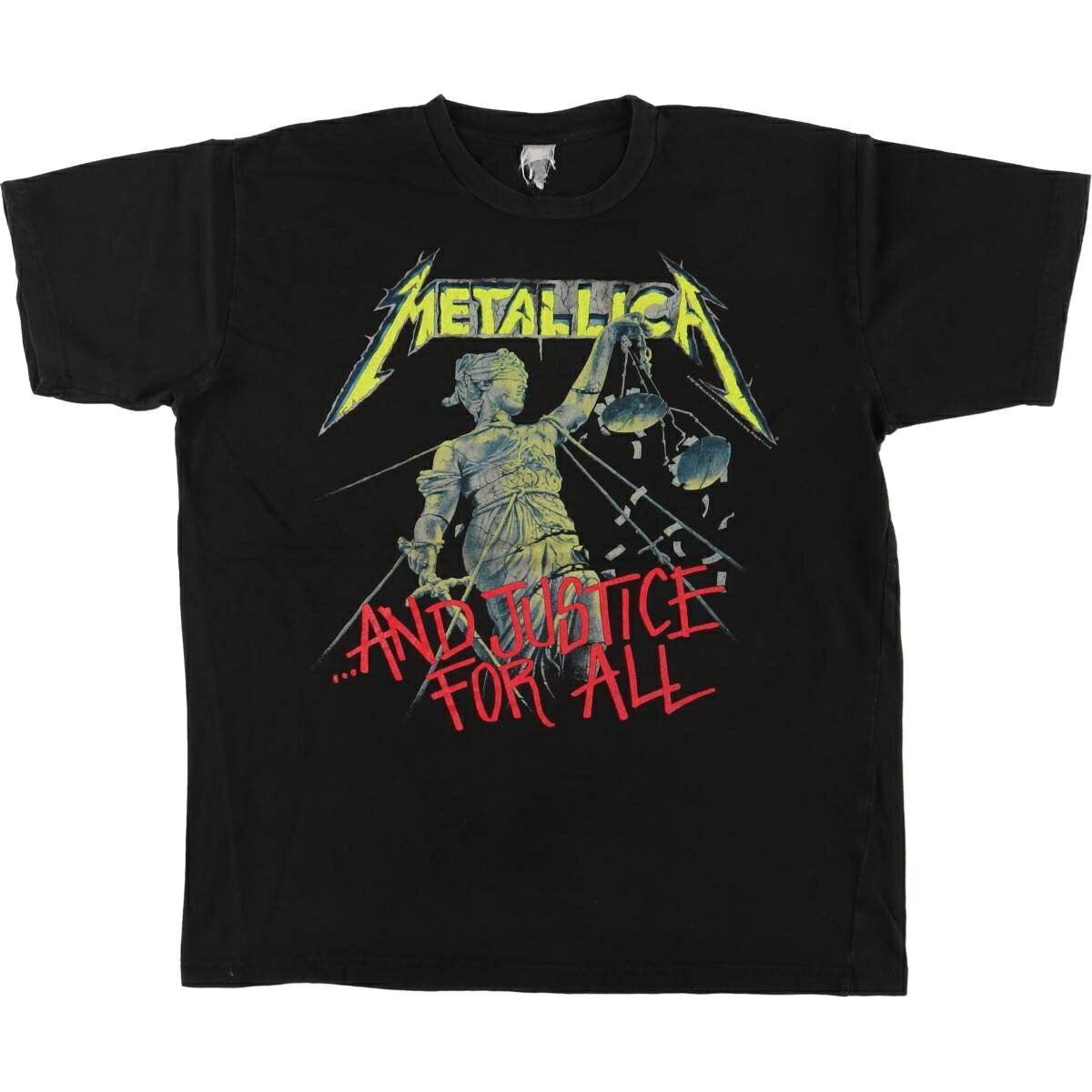 乐天商城 - 古着 METALLICA メタリカ バンドTシャツ バンT メンズL相当 /eaa554861 【中古】 【250614】 【SS2603_10】 ブラック系 春夏秋