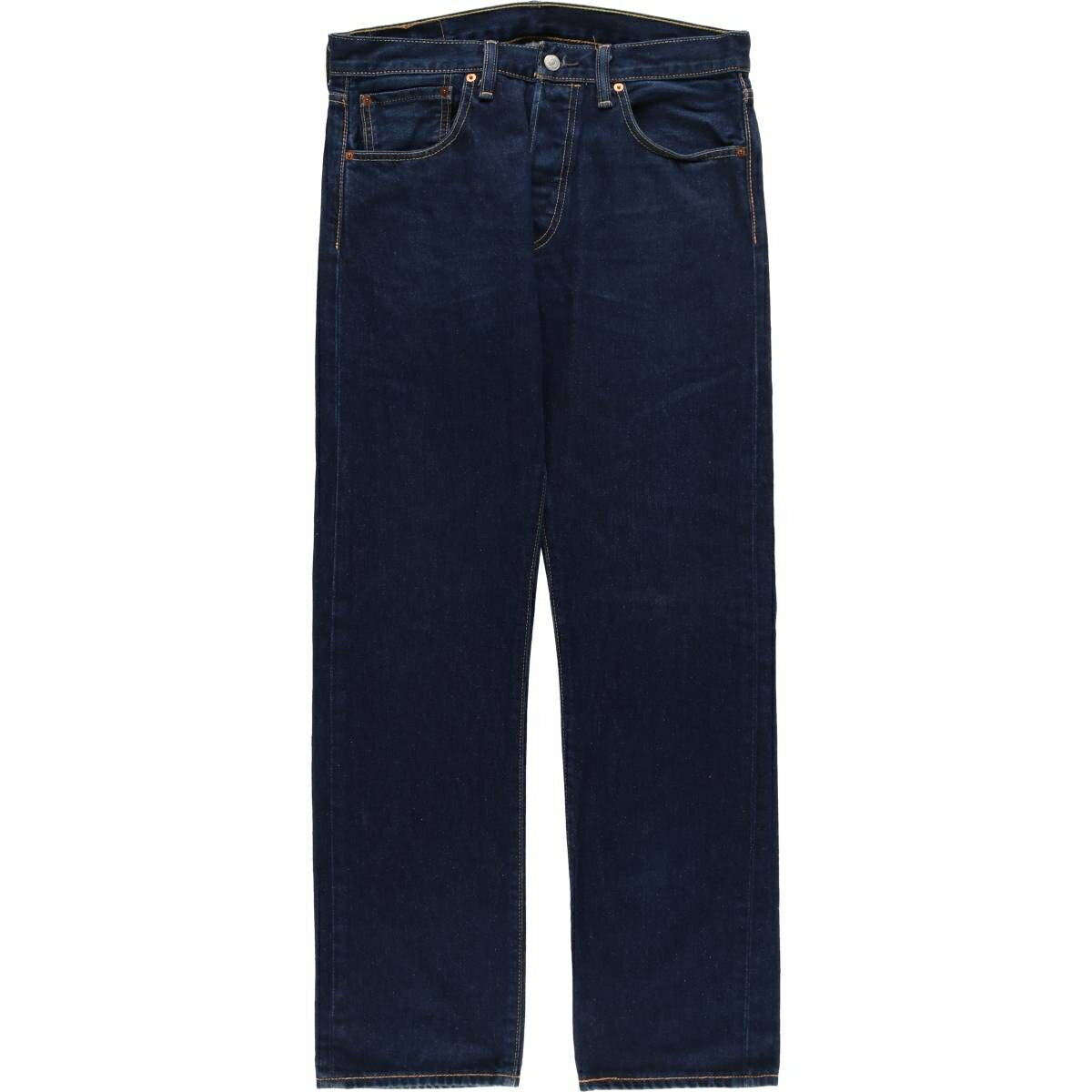 古着 濃紺 リーバイス Levi's リーバイス501 ユーロモデル ストレートデニムパンツ W32 L32 メンズw34相当 /eaa555025 【中古】 【250606】 【ss2601_30】