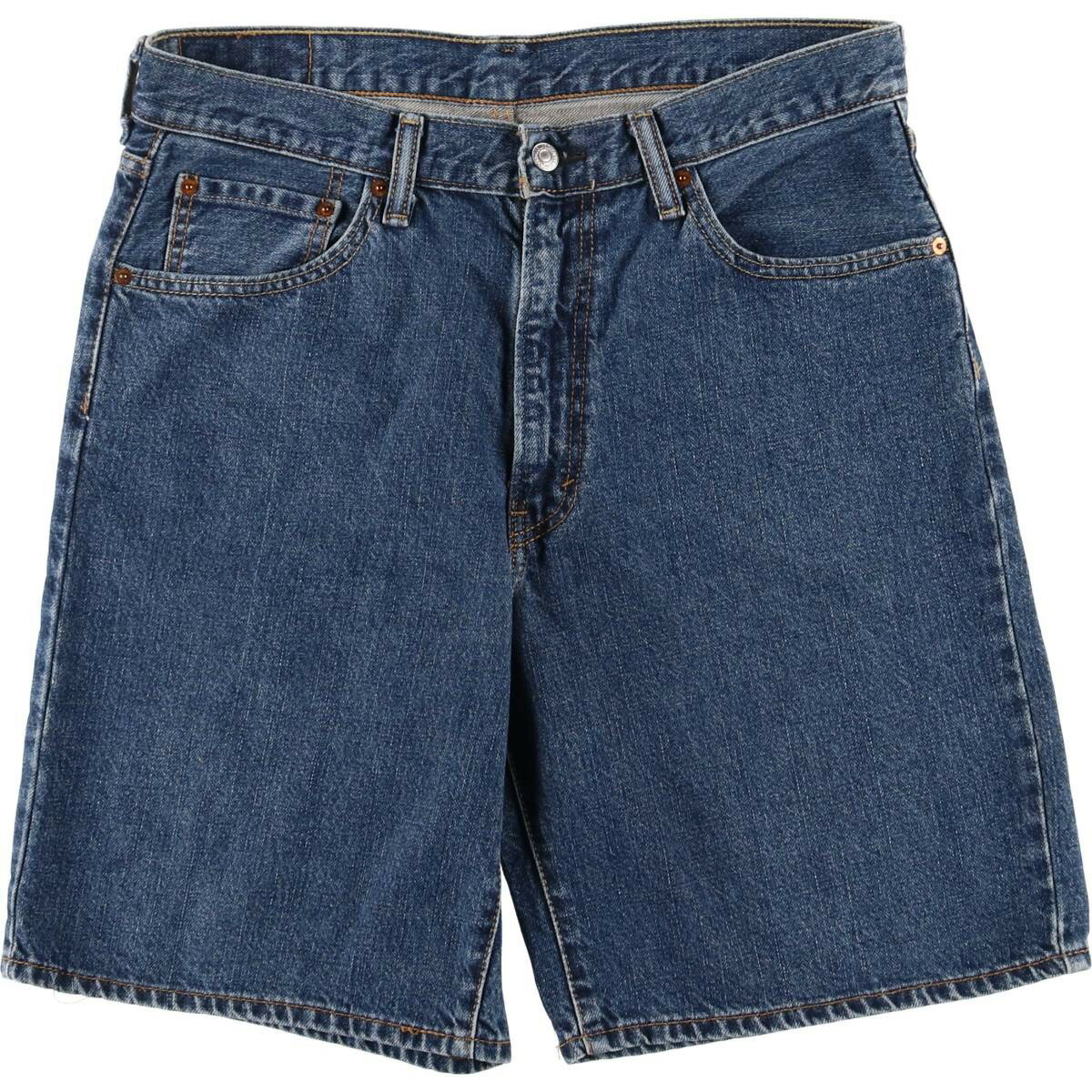 古着 リーバイス Levi's 550 デニムショーツ ハーフパンツ メンズw35相当 /eaa555056 【中古】 【250610】 【SS2603_30】 ブルー系 春夏秋
