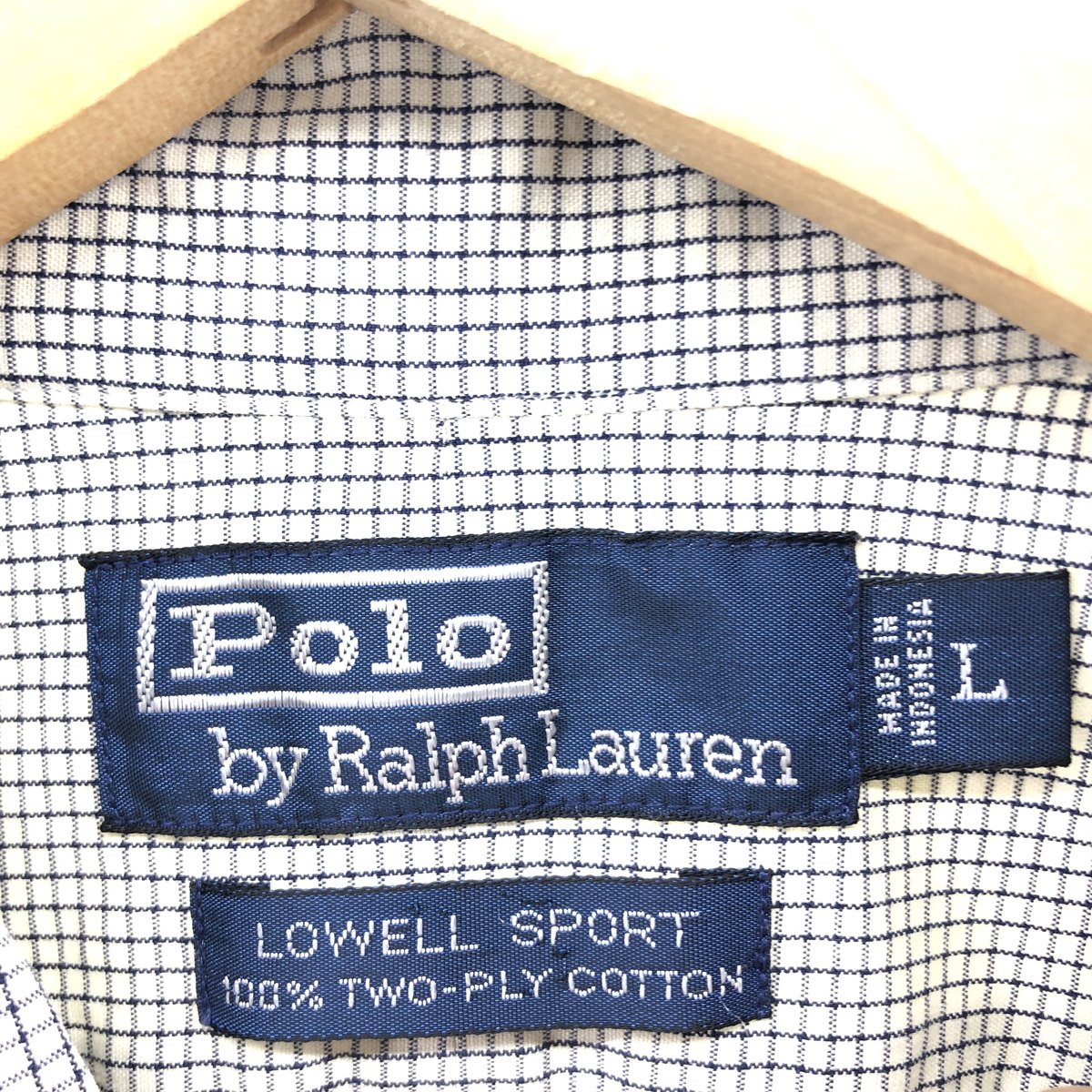 古着 ラルフローレン Ralph Lauren POLO by Ralph Lauren LOWELL SPORT 長袖 コットンチェックシャツ メンズL相当 /eaa555111 【中古】 【250606】