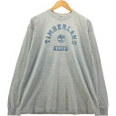 古着 90'S ティンバーランド Timberland 3連プリント ロングTシャツ ロンT USA製 メンズL相当 ヴィンテージ /eaa555242 【中古】 【250609】