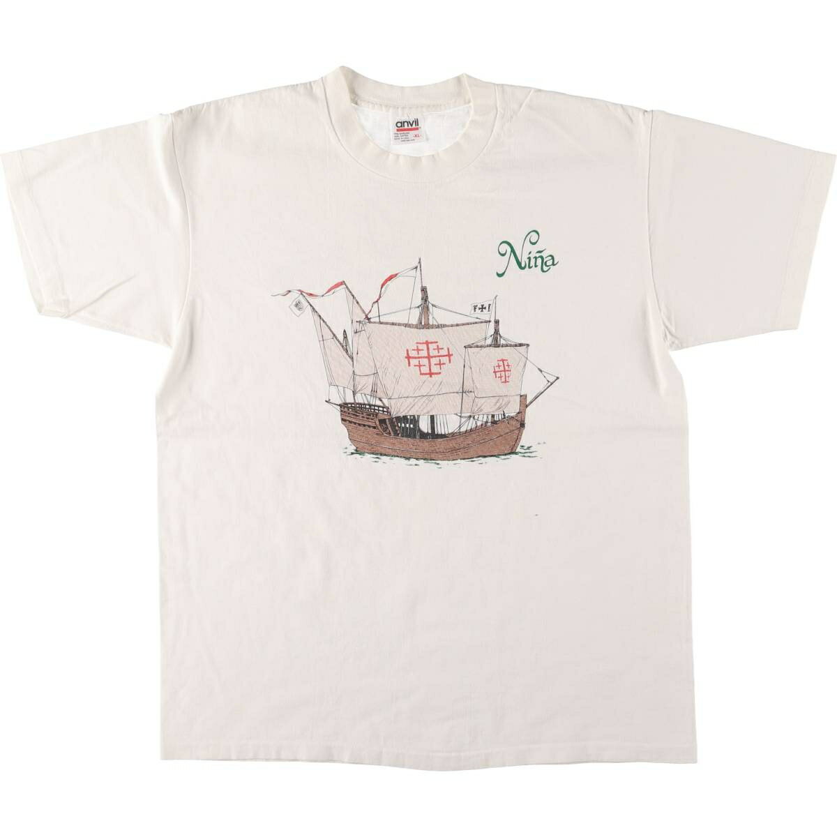 古着 90'S アンビル Anvil プリントTシャツ USA製 メンズXL相当 ヴィンテージ /eaa555273 【中古】 【250610】 【SS2603_30】