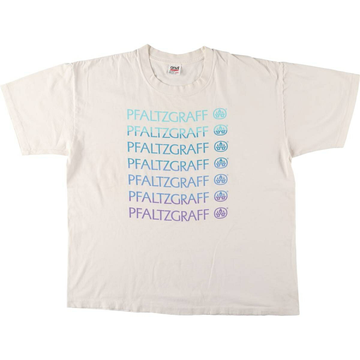 古着 90'S アンビル Anvil プリントTシャツ USA製 メンズXXL相当 ヴィンテージ /eaa555289 【中古】 【250613】 【SS2603_30】