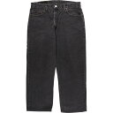 古着 リーバイス Levi's 505 ブラックデニム テーパードデニムパンツ メンズw35相当 /eaa555508 【中古】 【250608】(4)