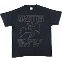 古着 ギルダン GILDAN LED ZEPPELIN レッドツェッペリン バンドTシャツ バンT メンズL相当 /eaa555540 【中古】 【250608】(4)