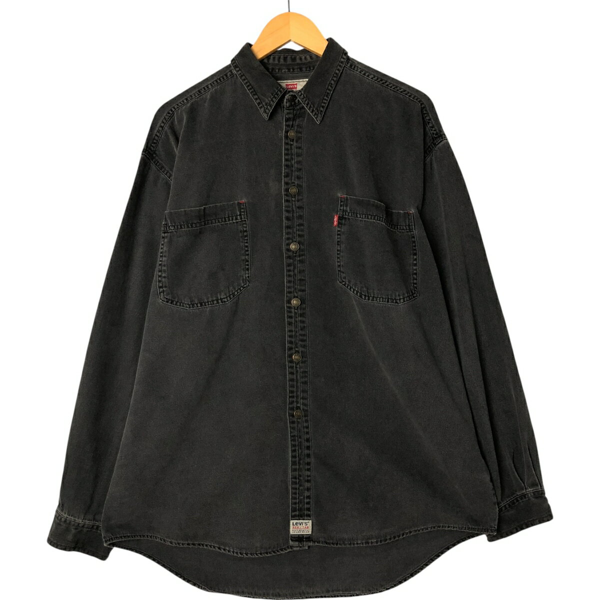 楽天市場】デニムシャツ ブラック（ブランドリーバイス）（カジュアル