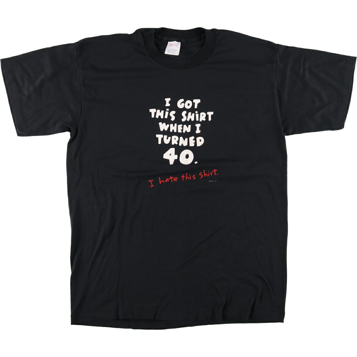 Rakuten - 古着 90'S CENTER STAR メッセージプリントTシャツ USA製 メンズXL相当 ヴィンテージ /eaa556140 【中古】 【250614】 【SS2603_30】