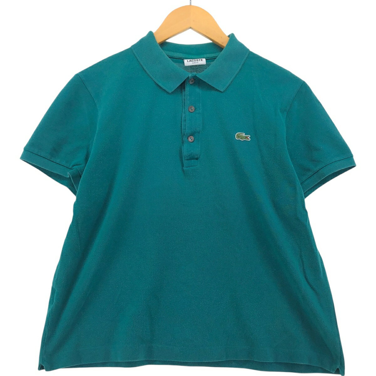 古着 ラコステ LACOSTE SLIM FIT 半袖 ポロシャツ 5 メンズL相当 /eaa556311 【中古】 【250609】