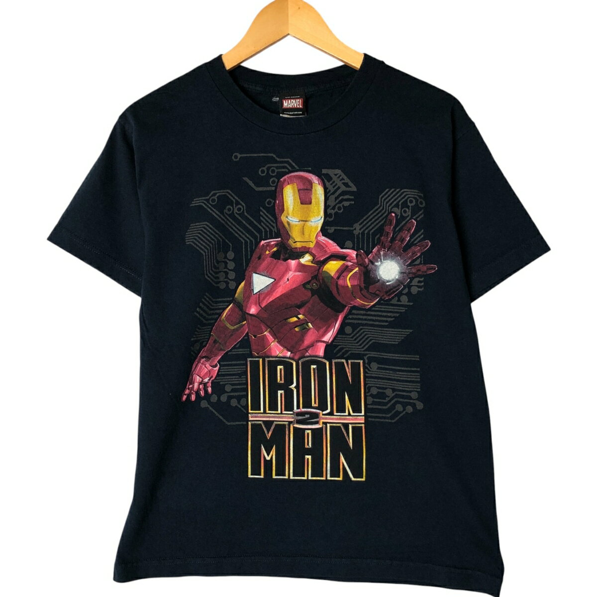 古着 MARVEL IRON MAN アイアンマン 映画 ムービーTシャツ メンズXL相当 /eaa556433 【中古】 【250612】