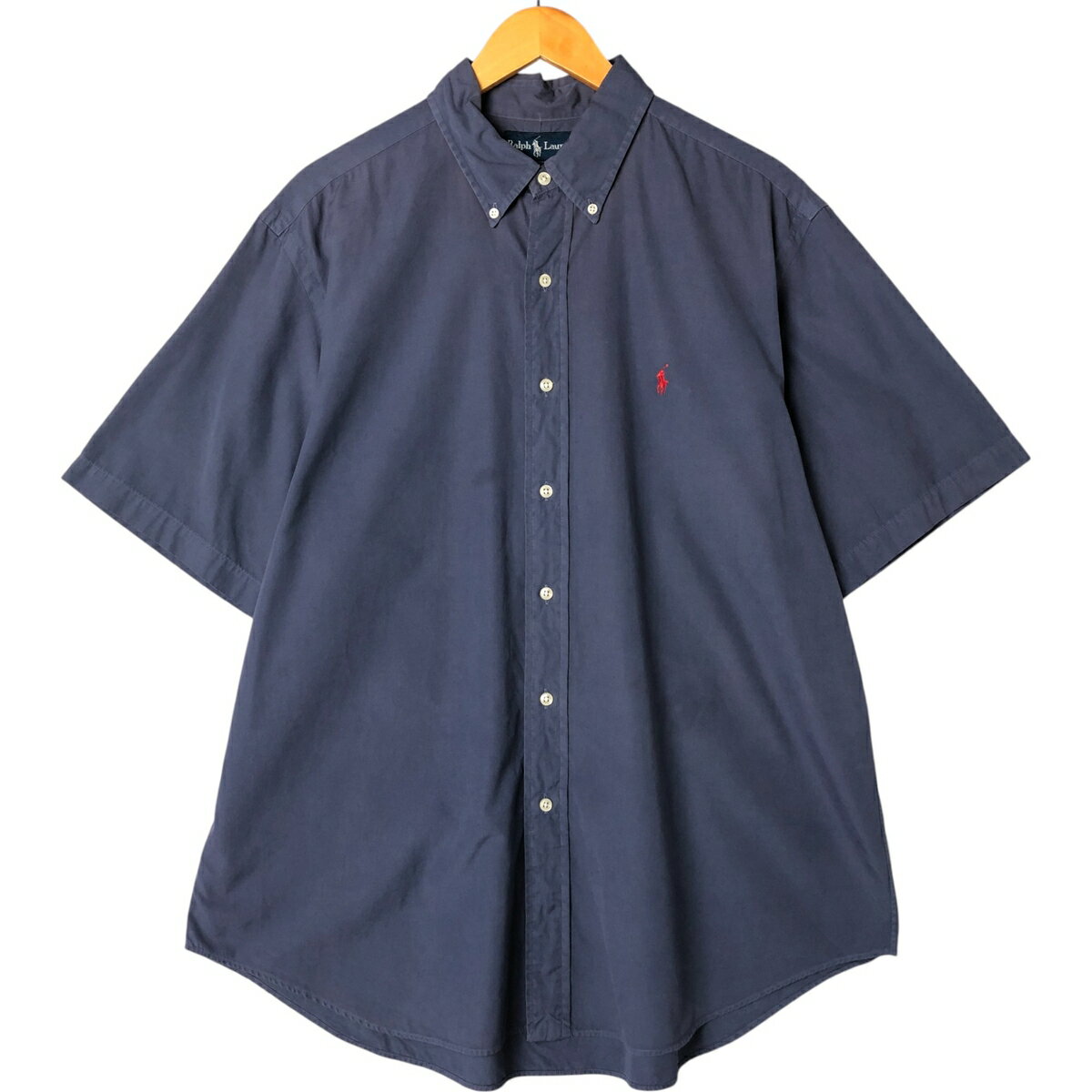Rakuten - 古着 ラルフローレン Ralph Lauren CLASSIC FIT 半袖 ボタンダウンシャツ メンズXL相当 /eaa556654 【中古】 【250613】 【SS2606_10】