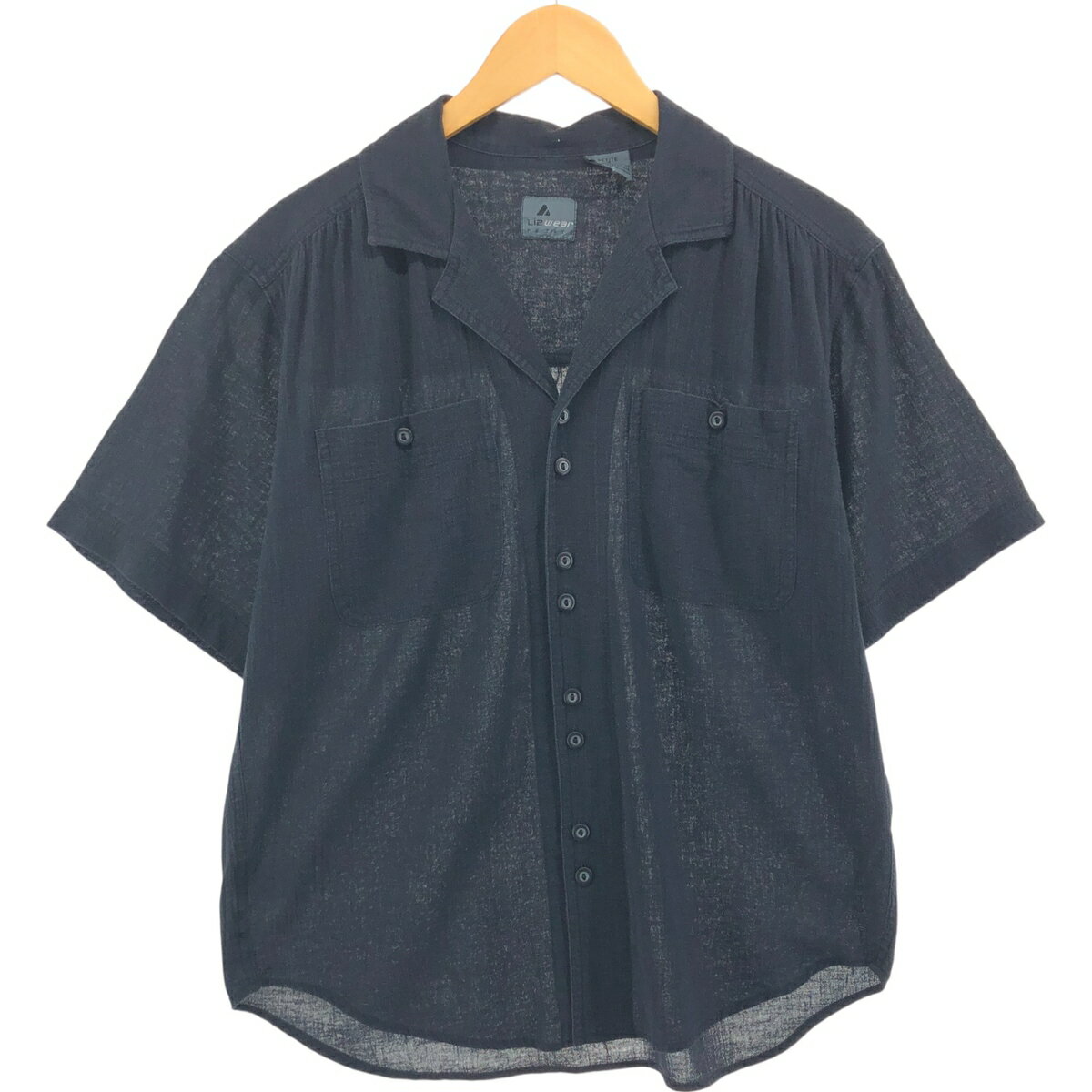 樂天商城 - 古着 リズクレイボーン Liz Claiborne Petite 半袖 オープンカラー コットンシャツ レディースS相当 /eaa556665 【中古】 【250614】 【SS2603_30】