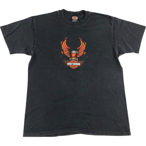 古着 00'S ハーレーダビッドソン Harley-Davidson 鷲柄 イーグル柄 モーターサイクル バイクTシャツ USA製 メンズL相当 /eaa556825 【中古】 【250603】 古着 00'S ハーレーダビッドソン Harley-Davidson 鷲柄 イーグル柄 モーターサイクル バイクTシャツ USA製 メンズL相当 /eaa556825 【中古】 【250603】