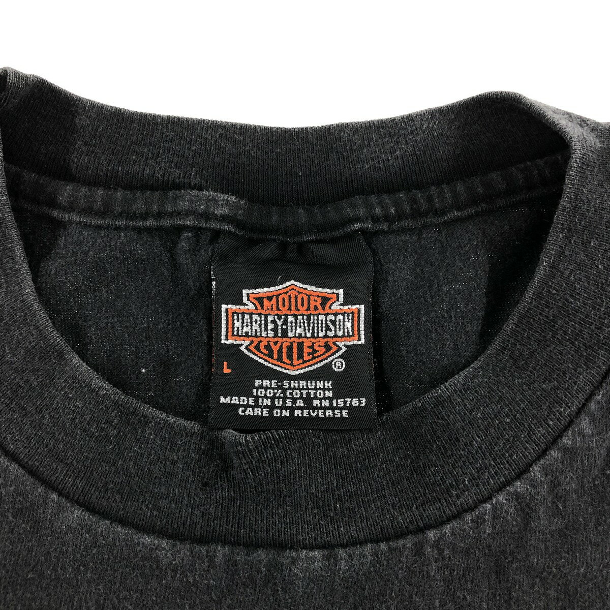 古着 00'S ハーレーダビッドソン Harley-Davidson 鷲柄 イーグル柄 モーターサイクル バイクTシャツ USA製 メンズL相当 /eaa556825 【中古】 【250603】