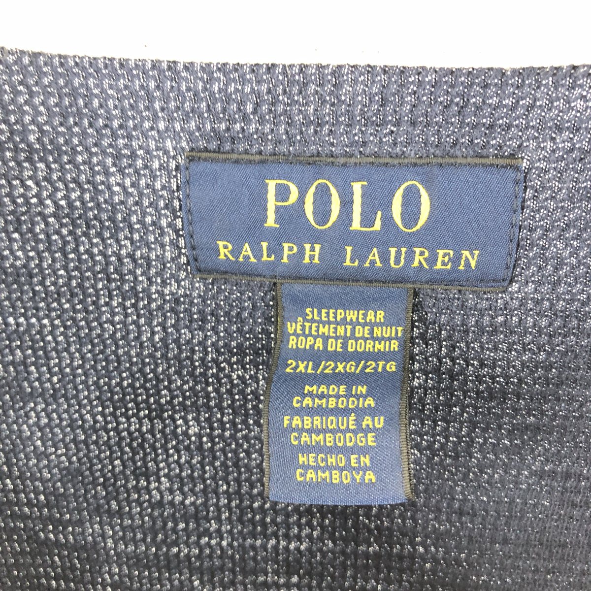 古着 ラルフローレン Ralph Lauren POLO RALPH LAUREN SLEEPWEAR サーマルロンT ワッフル メンズXXL相当 /eaa556934 【中古】 【250620】