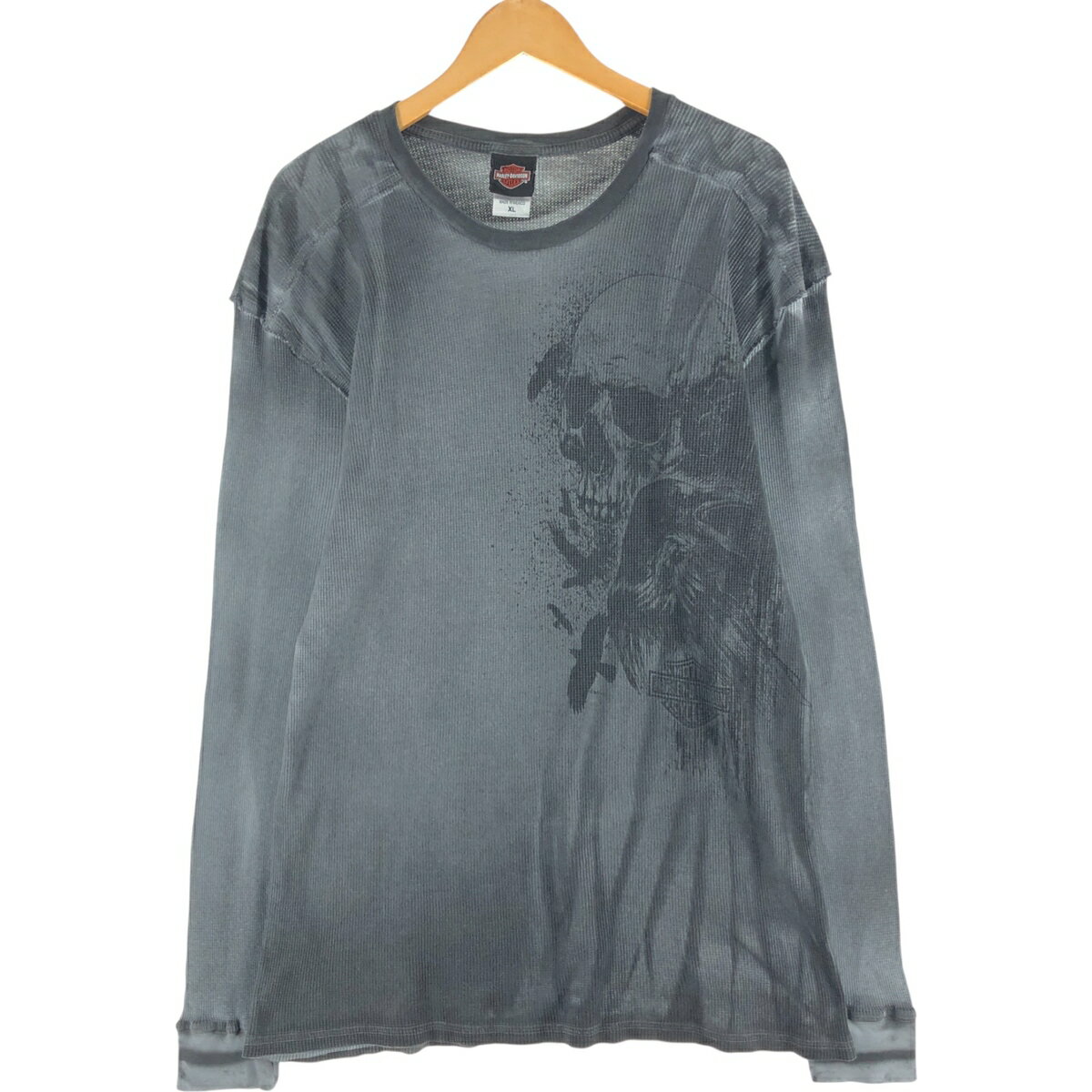 楽天市場】サーマル 長袖（柄スカル）（Tシャツ・カットソー｜トップス