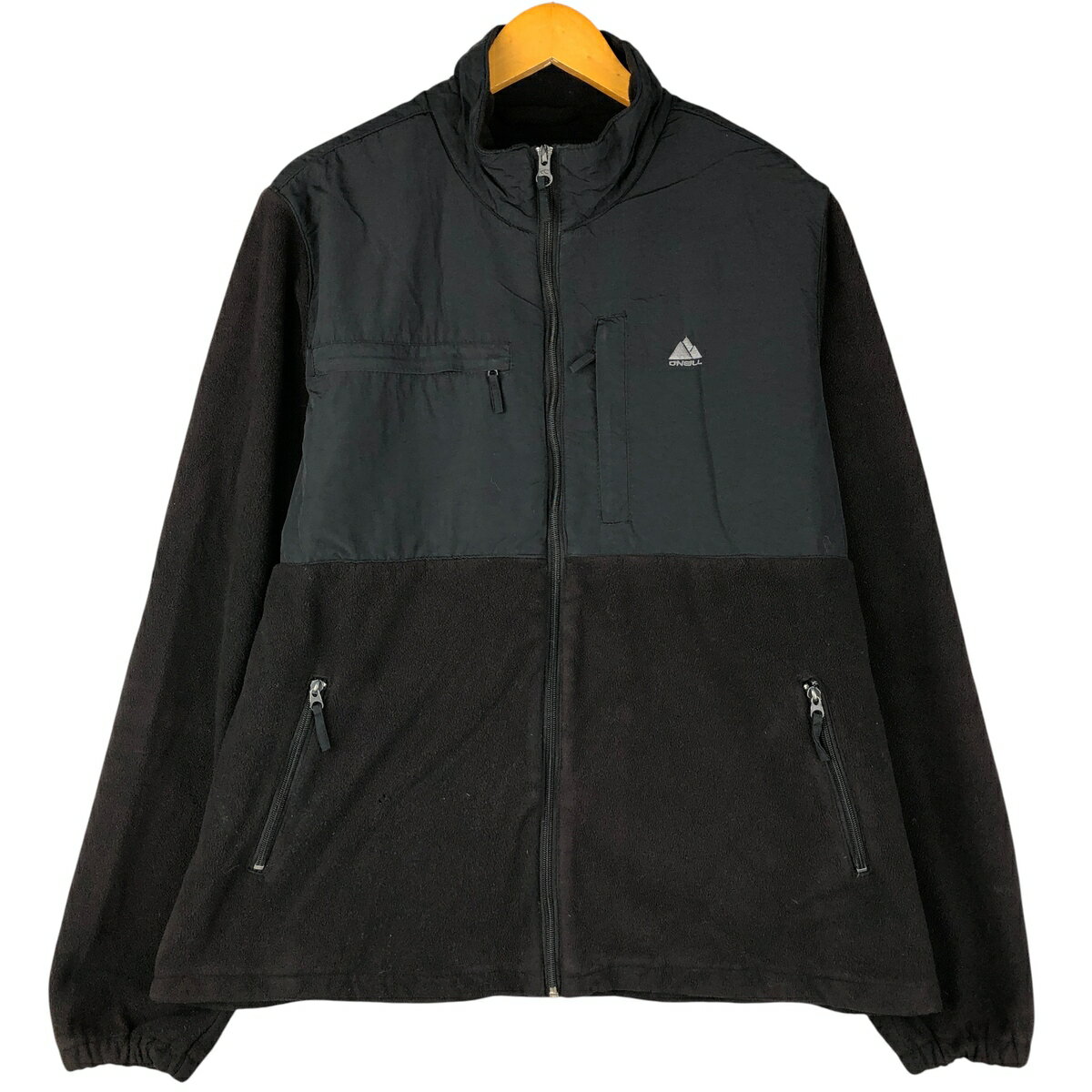 樂天商城 - 古着 オニール O'NEILL フリースジャケット メンズL相当 /eaa556993 【中古】 【251114】 【SS2603_10】 ブラック系 春秋冬