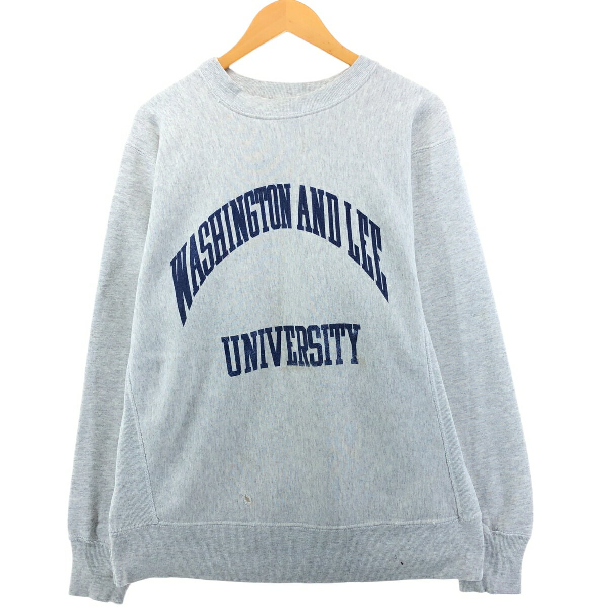 Sweat - 古着 90'S SOFFE SUPER SWEATS カレッジスウェットシャツ トレーナー USA製 メンズXL相当 ヴィンテージ /eaa557227 【中古】 【250616】 【SS2603_30】 グレー系 春夏秋冬