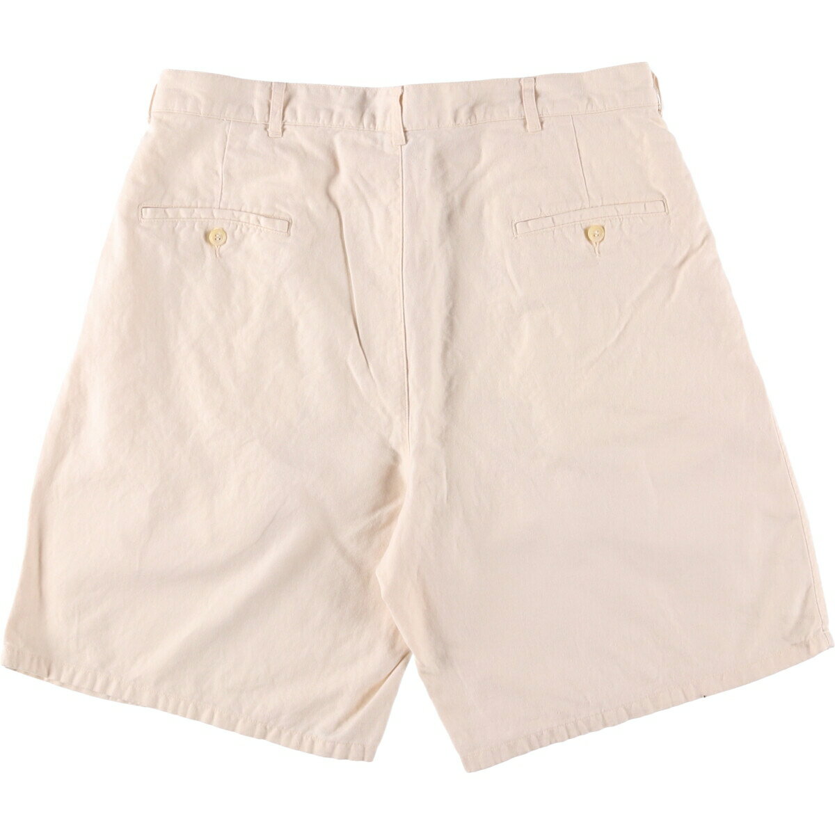 古着 ラルフローレン Ralph Lauren POLO by Ralph Lauren ツータック コットン×リネンショーツ ショートパンツ メンズw34相当 /eaa557393 【中古】 【250615】