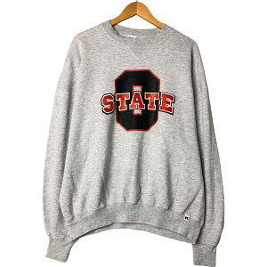 古着 ラッセル Russell OHIO STATE オハイオ州立大学 カレッジスウェットシャツ トレーナー USA製 メンズXXL相当 ヴィンテージ /eaa557509 【中古】 【250621】
