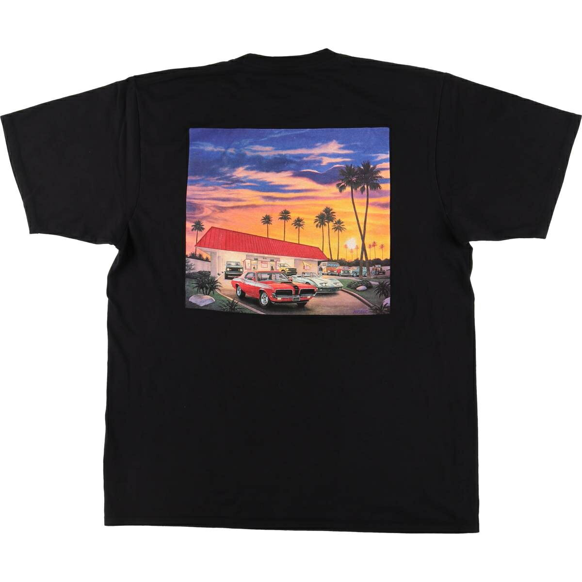古着 IN-N-OUT BURGER インアンドアウトバーガー アドバタイジングTシャツ USA製 メンズXL相当 /eaa557657 【中古】 【250617】
