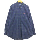 古着 ラルフローレン Ralph Lauren RALPH LAUREN GOLF TILDEN 長袖 ボタンダウンチェックシャツ メンズXL相当 /eaa557748 【中古】 【250616】(4)