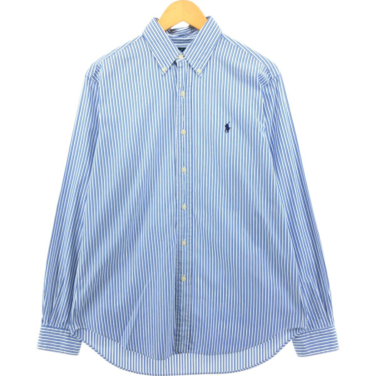 Rakuten - 古着 ラルフローレン Ralph Lauren CLASSIC FIT クラシックフィット マルチストライプ 長袖 ボタンダウンストライプシャツ メンズM相当 /eaa557779 【中古】 【250617】 【SS2606_10】